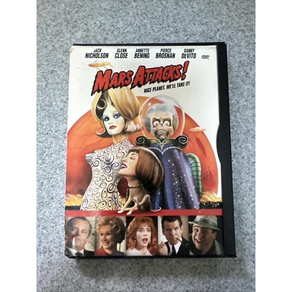 Mars‎ Attacks! (DVD, 1996) Tim Burton Comedy 90's Movie